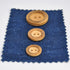 Button - Wood ‘Pie Crust’ – 18mm